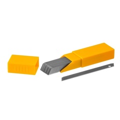 OLFA 9 мм, 50 шт, в пластиковом кейсе, сегментированные лезвия (OL-AB-50S)