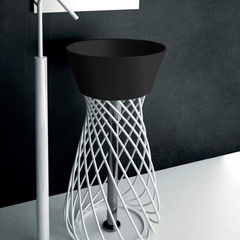 ArtCeram Wire WIL001 03 00 Раковина для структуры, 43x43, цвет: чёрный фото