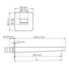 WasserKRAFT A7758.338.329.290.292.291.311 THERMO Комплект душевой системы внутреннего монтажа, цвет: розовое золото