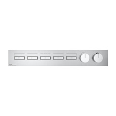 Gessi Hi-Fi 63018#031 Термостат для душа, с включением до 5 источников одновременно (внешняя часть), цвет: хром фото
