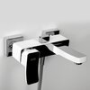 WasserKRAFT Aller 1061WHITE Смеситель для ванны с коротким изливом, цвет: хром