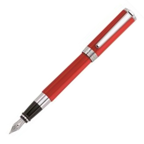 Перьевая ручка Aurora TU Resin Red CT, перо - F, в подарочной коробке
