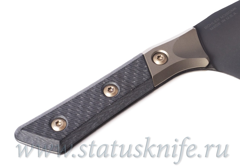 Нож Microtech Kitchen Santoku DLC Bolster Signature 3200B-1DLCCFS