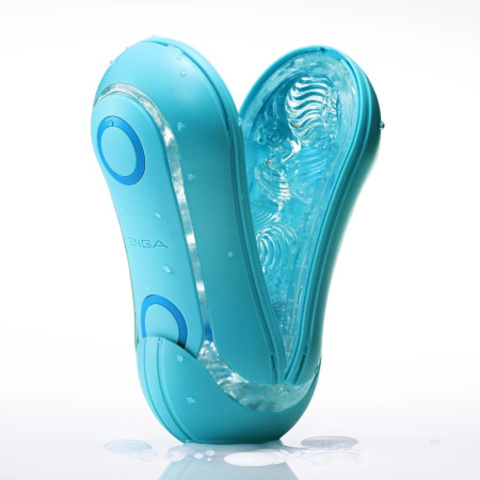 Мастурбатор Tenga Flip ORB Ocean голубой