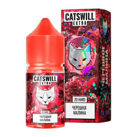 Жидкость CATSWILL EXTRA Salt 2% HARD 30 ml - Черешня Малина
