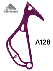 А128 Фифа скальная /спорт 23 / правый отгиб/ Pink / 30ХГСА/ 3мм / 25kN L-240mm /W-160g