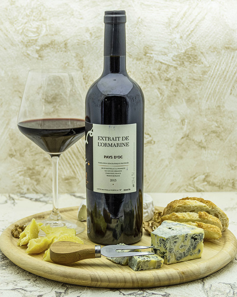 Вино L'Ormarine Икстрейт де Л'Ормарин Красное сухое 2015 г.у. 12,5% 0,75 л, Франция