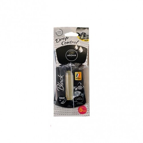 AROMA CAR Ароматизатор мембранный DROP CONTROL Black