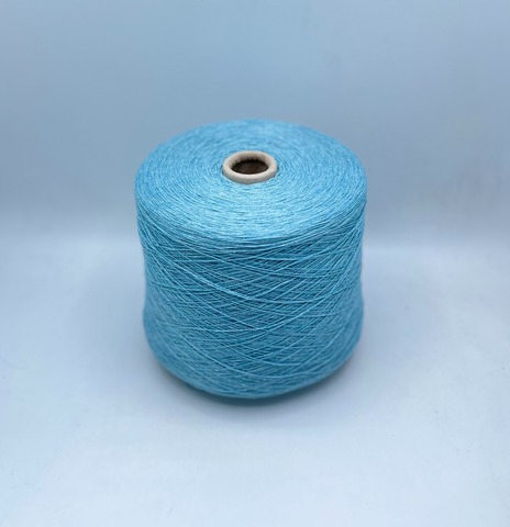 G&G Filati (пр.Италия),art-Ma vie 2/26 1300/100гр, 50%Кашемир, 50%Шелк, цвет-Голубой меланж. арт.32311