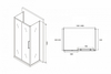 Abber Schwarzer Diamant AG30140H-S90-S90 Душевой уголок, 140x90x195, цвет: хром