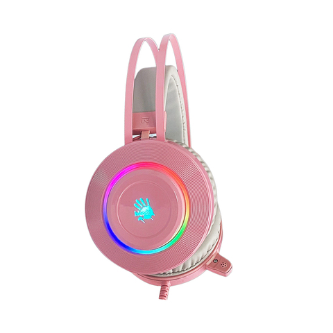 Гарнитура A4Tech Bloody G521 Pink