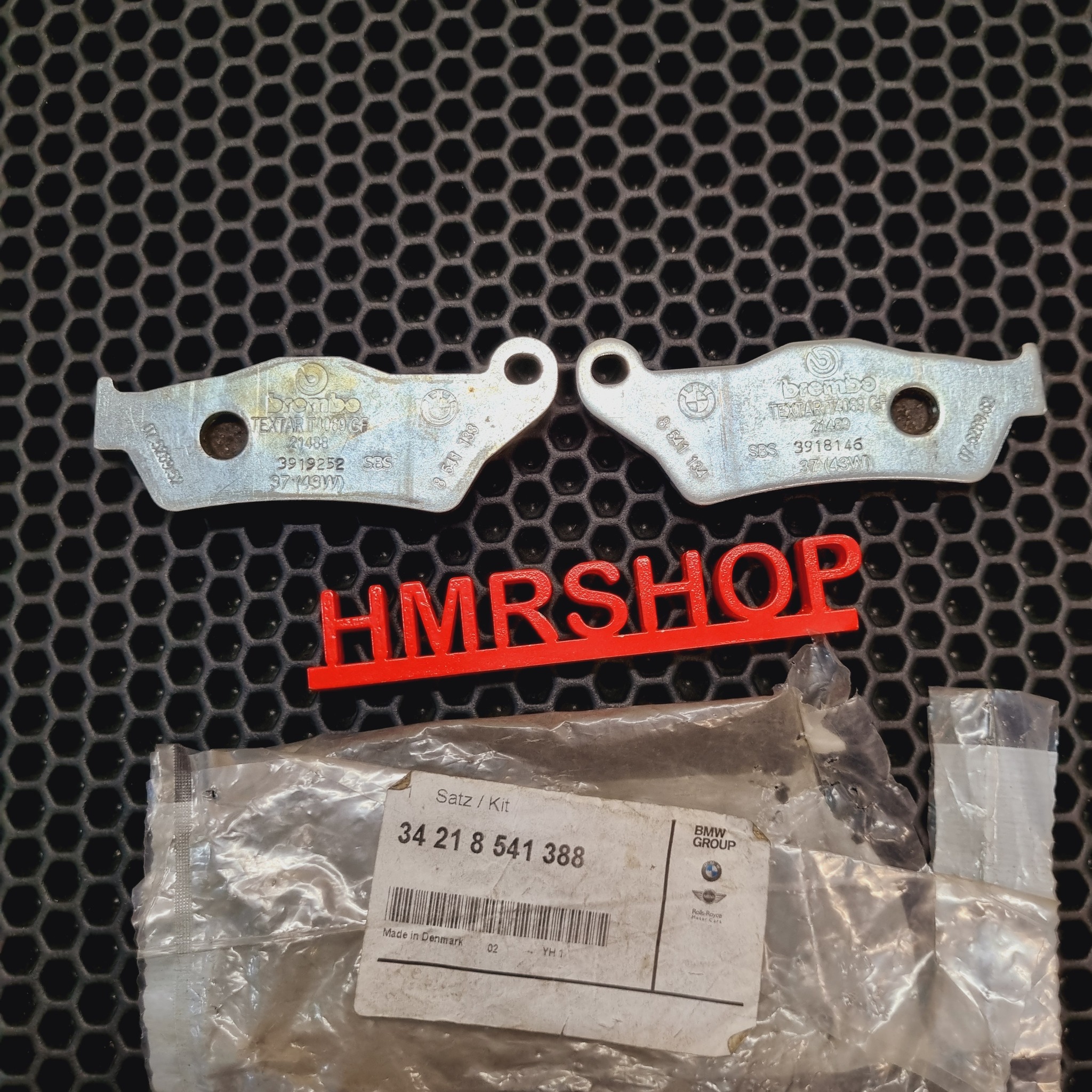 BMW Колодки тормозные задние K1200S R K1300S R (толстые 7мм) 34 21 8 541 388 аналоги 2p277 34 21 2 335 465