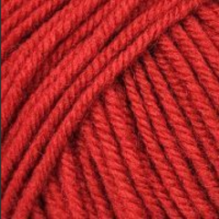 Пряжа "Кроха", 20%шерсть, 80%акрил, 50гр, 135м, красный мак