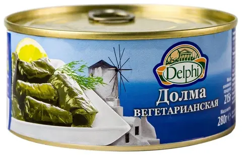 Долма вегетарианская Delphi 280 г, Греция