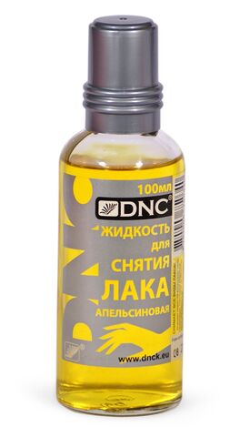 DNC Жидкость для снятия лака апельсиновая (стекло) 100мл