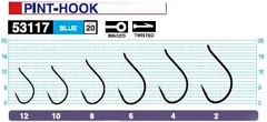 53117 № 12 Крючки OWNER Pint Hook-Blue / продажа от 5 уп.