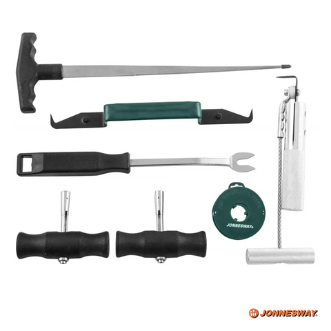 Jonnesway AB010002 Комплект для демонтажа лобовых стекол, 7 предметов 47652