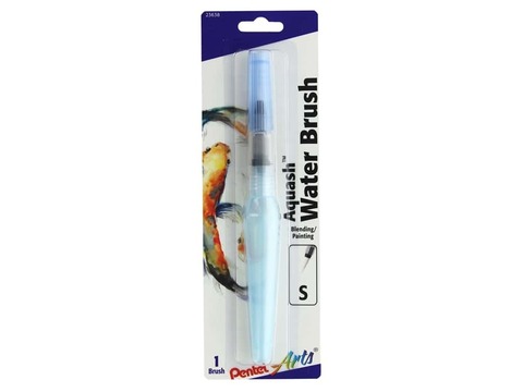Кисть с резервуаром для воды Pentel Aquash — Fine (тонкая)