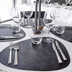 Комплект из 6 подстановочных салфеток 37x44 см LindDNA Bull black 9870
