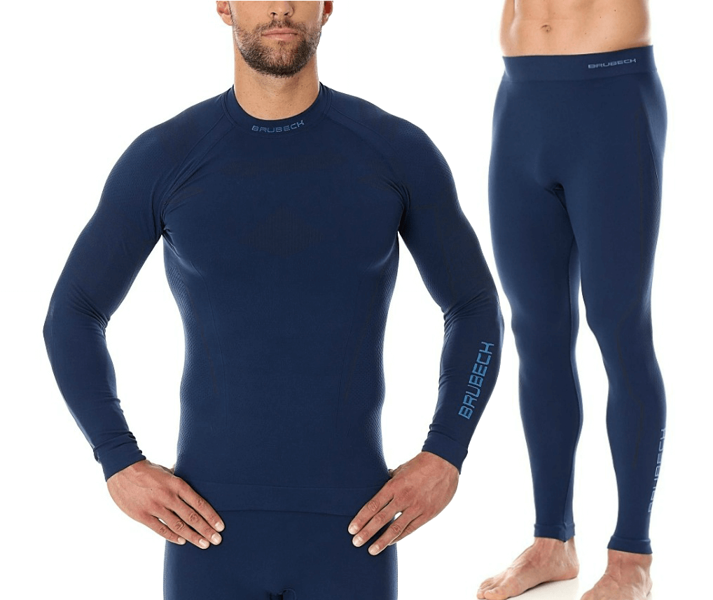 BRUBECK THERMO NILIT HEAT мужской комплект термобелья синий