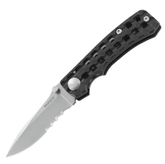 Фото Складной нож CRKT R1804 Ruger® Knives Go-N-Heavy™, сталь 8Cr13MOV Stonewashed Combo Blade, рукоять алюминий