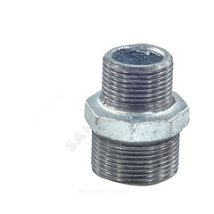 Ниппель переходной чугун оц Ду 32х20 (1 1/4"х3/4") НР Fittex PLUS
