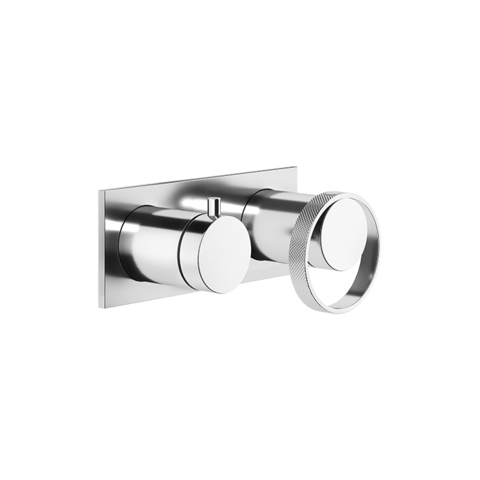 Gessi Anello 63379#031 Встраиваемый однорычажный смеситель на 2 выхода с перекл. (внешние части), цвет: хром