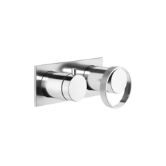 Gessi Anello 63379#031 Встраиваемый однорычажный смеситель на 2 выхода с перекл. (внешние части), цвет: хром фото