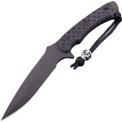 Фото Нож с фиксированным клинком Spartan Blades Ares, сталь CPM-S35VN, рукоять Carbon fiber, чехол черный