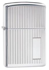 Фото Зажигалка ZIPPO Classic с High Polish Chrome, латунь/сталь, серебристая, 36x12x56 мм