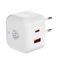 Сетевое зарядное устройство Corner USB-C/USB-A, 20Вт BY