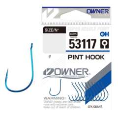 53117 № 12 Крючки OWNER Pint Hook-Blue / продажа от 5 уп.