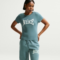Футболка женская NIKE W NSW MOD CROP ATH LEAGUE TEE