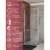 Cezares LUX-A-FS-1-80-C-CR Душевой уголок