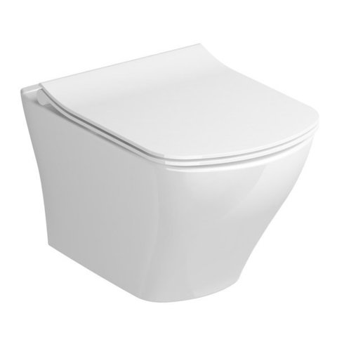Ravak X01671 Унитаз подвесной CLASSIC RimOFF (безободковый) белый