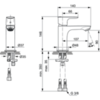 Ideal Standard Connect Air A7010AA Смеситель для раковины однорычажный