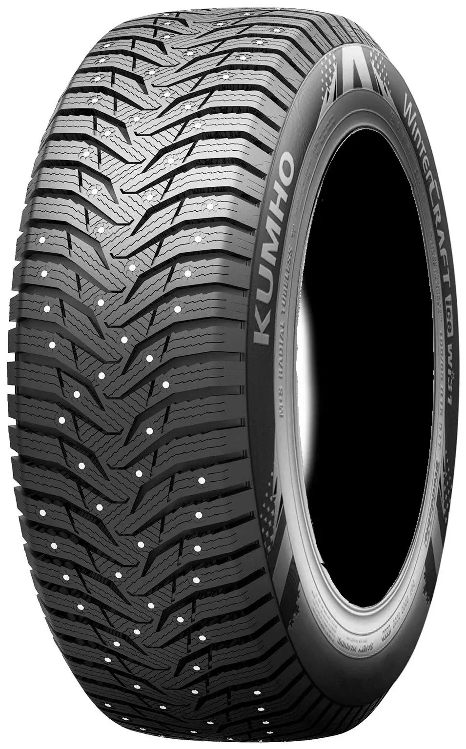 Шина Kumho WinterCraft ice WI31 94T XL R17 225/45 шипованная