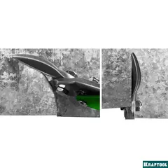 KRAFTOOL Alligator, 250 мм, левые усиленные ножницы по металлу с выносом (2328-OL)