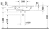 Duravit ME by Starck 2336830000 Раковина мебельная