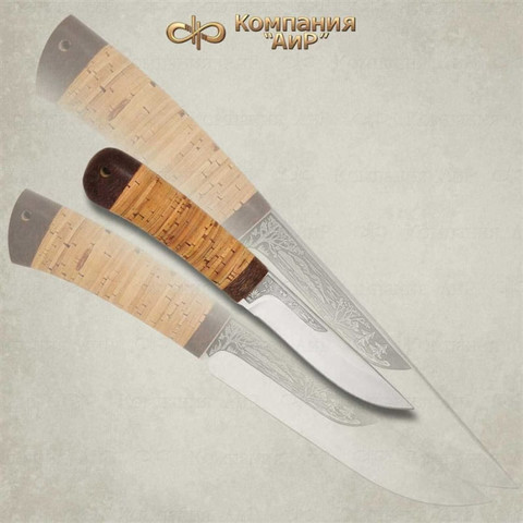 Нож Шашлычный малый, береста, 95х18