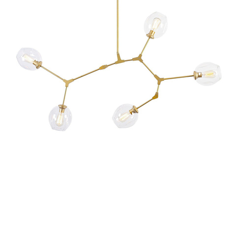 Люстра Branching Bubbles золото 5