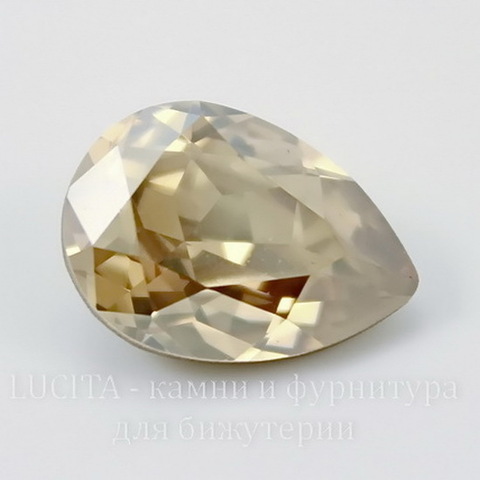 4320 Ювелирные стразы Сваровски Капля Crystal Golden Shadow (18х13 мм) ()