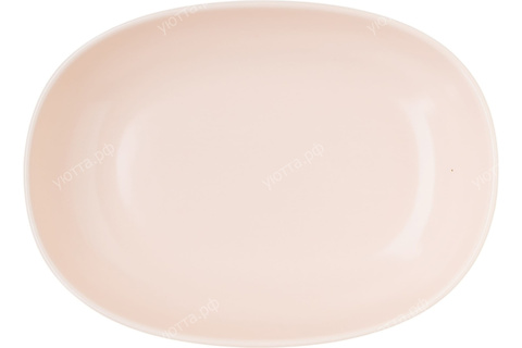 Блюдо Less Matt Apricot, 19*14 см