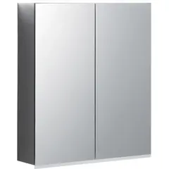 Geberit Option Plus 500.593.00.1 Зеркальный шкаф с подсветкой, две двери, 60x70x17.2см фото