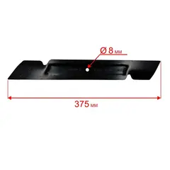 Нож для газонокосилки оригинальный DDE LME3816 / LME3918 (791-738-065)