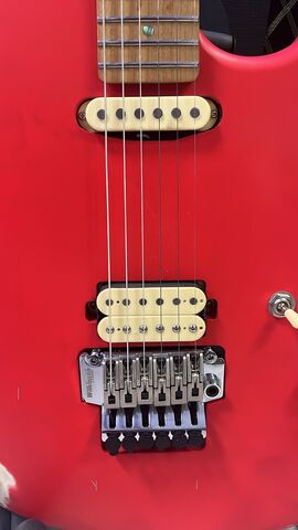 JET JS-850 Relic FR - Электрогитара, Stratocaster, корпус ольха, 22 лада, HS, цвет Relic FR, красный