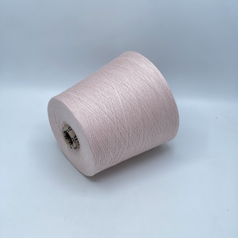 Бобинная пряжа,Cotton combed, 2540м. 100%Хлопок, Нежно-розовый(935), 40790