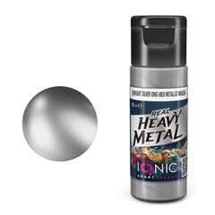 Проливка Real Heavy Metal Bright Silver Metallic Wash - IONIC Smart Colors, 20 мл