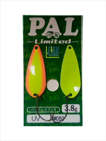 Блесна колеблющаяся на форель FOREST PAL LTD 3.8г # 50 UV (лимонная подложка)