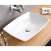 ArtCeram Jazz JZL002 01 00 Раковина накладная, 60x40, цвет: белый
